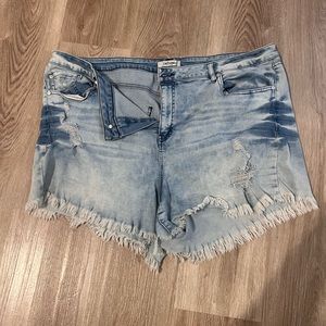 Plus size Jean shorts